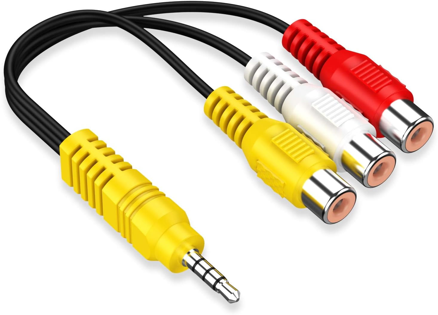 Replacement for TCL TV Video AV Component Adapter Cable,3.5mm to 3 RCA AV Input Adapter CBF Signal RCA Conversion Cable