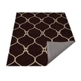 thumbnail image 5 of Rugsotic Carpets Hand Tufted Wool Eco-Friendly 4'x6' Area Rugs Rectangle Brown Beige Geometric Modern High Pile Thick Handmade Anti Skid Indoor Rug for Living Room, Bedroom K01004, 5 of 5