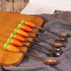thumbnail image 5 of Cuchara de acero inoxidable con mango de cerámica para rábano, cubiertos para café, postre, cuchara de mango largo, 5 of 7