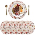 thumbnail image 2 of GZHJMY Gnomes Santa Claus Placemats 4Pcs,Holidays PVC Weave Place Mats Table Mats Non-Slip Easy to Clean for Home Kitchen BBQ Party Table Decor,15.4", 2 of 6