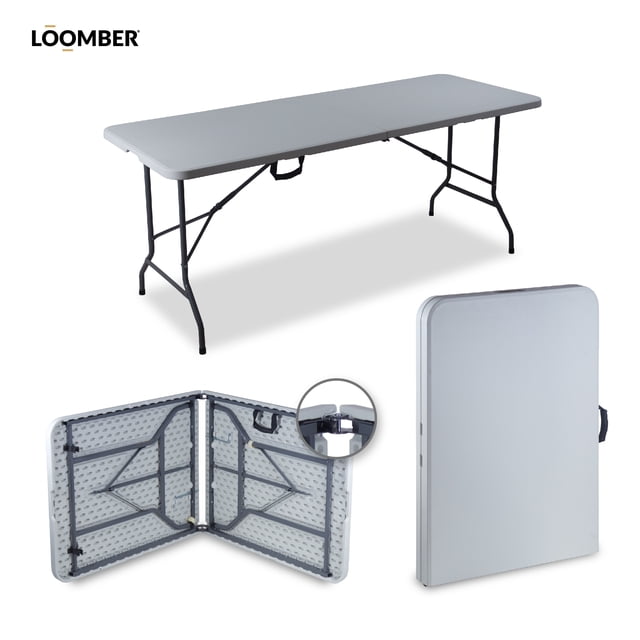 Mesas Plegables Portafolio De Plástico 1.8m LOOMBER Mesa Plegable 180