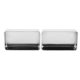 thumbnail image 4 of 2PCS Electric Guitar Pickup Cover Closed Type Sealed Humbucker Double Coil Pickup Brass Enclosure Silver, 4 of 4