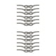 thumbnail image 2 of Speravity Abrazadera de cuerda de amarre para barcos, ganchos de asta de bandera de acero inoxidable 316, herrajes de lona extraíbles, cuerda de 4 pulgadas 6PCS 2piezas, 2 of 6