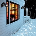 thumbnail image 2 of Christmas Projector Lights Outdoor, Morttic Upgraded Rotating Snowflake Projector with Remote Timer IP65 Waterproof LED Christmas Snowfall Projection Lamp for Xmas Holiday House Decoration, 16.4ft, 2 of 8
