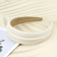 thumbnail image 6 of Unique Bargains 1 Pc Elegant Pure Color Headbands for Women Beige, 6 of 6