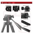 thumbnail image 3 of KINGJOY Camera Tripod Professional Video Camera Stand or SLR DSLR, 3 of 10