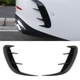 thumbnail image 4 of Rear Bumper Lip Spoiler, Rust Proof Rear Bumper Diffuser Spoiler Scratch Resistant Piano Black Sporty Appearance  For Car, 4 of 8