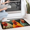 thumbnail image 3 of Rooster Decorative Door Mat,Farmhouse Kitchen Mats Burlap Welcome Floor Mat Switch Mat for Outdoor 17 x 30 in, 3 of 6