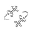 thumbnail image 1 of Jinyi Car Stickers, -dimensal Metal Car Sticker Cko Auto Car Styling Rative Decal(2pcs, Silver), 1 of 5