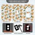 thumbnail image 3 of Yayeee Duplex Wall Plate 1-Gang 4.5"x2.7" Home Receptacle Light Switch Decorative Outlet Cover, Orange, 3 of 7