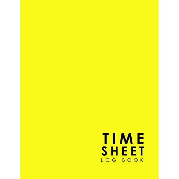 Time Sheet Log Book Hours Worked Book, Timesheet Spreadsheet, Time