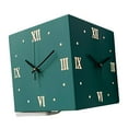 thumbnail image 4 of Corner Wall Clock Luminous 10.2 inch Creative with Roman Numerals Wall Clock for blue, 4 of 8