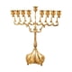 thumbnail image 2 of Hanukkah Menorah, centro de mesa candelabro candelabro 9 ramas portavelas para decoración de fiesta de boda Dorado, 2 of 9