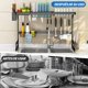 thumbnail image 5 of Escurridor de trastes acero inoxidable sobre fregadero estante escurridor de platos grande organizador de cocina soporte para cubiertos vajilla encime, 5 of 7