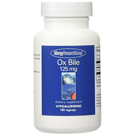 Allergy Research Group Ox Bile 125 mg 180 Veg