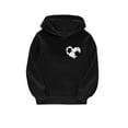 thumbnail image 5 of Just A Girl Who Loves Football Double Side Print,Girls hoodie Fleeced Line Made From 50% Cotton 50% Polyster,Long Sleeve Design Size 5 Years- Size 12 Years, 5 of 8