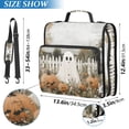 thumbnail image 2 of FORMRS Zipper Binder with Shoulder Strap 2-inch Ring 500 Sheet Capacity File Bag, Halloween Pumpkin Field, 2 of 5