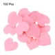 thumbnail image 3 of Uxcell Forma de Corazón de Fieltro Manualidades del Día de San Valentín 1.6" x 1.6" Rosa 100Pcs, 3 of 7