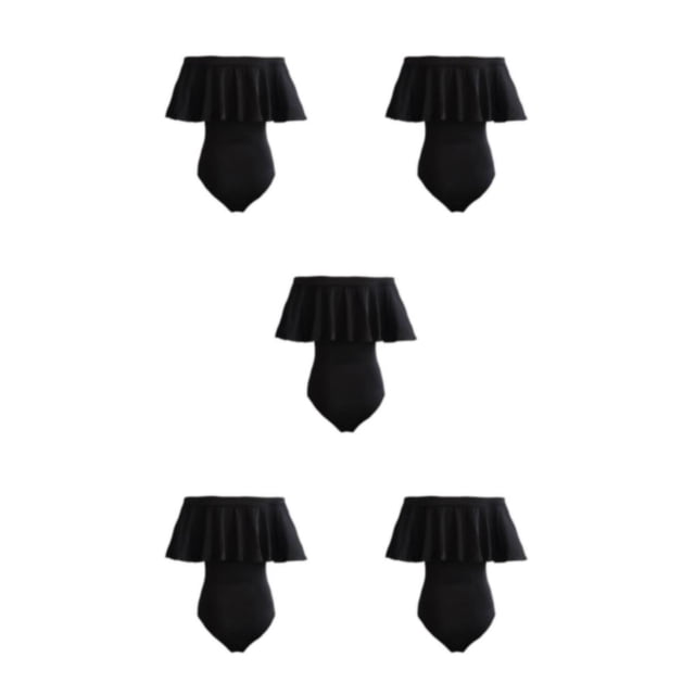 Minnieouse Traje de baño de verano para mujer Mono de surf para mujer Poliéster Fotografía Barco Cuello Traje de baño Deportes acuáticos Ropa Type2 NO2