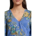 thumbnail image 2 of Destination Maternity Women's Wrap Dress with Flutter Sleeves, Sizes S-2XL, 2 of 6