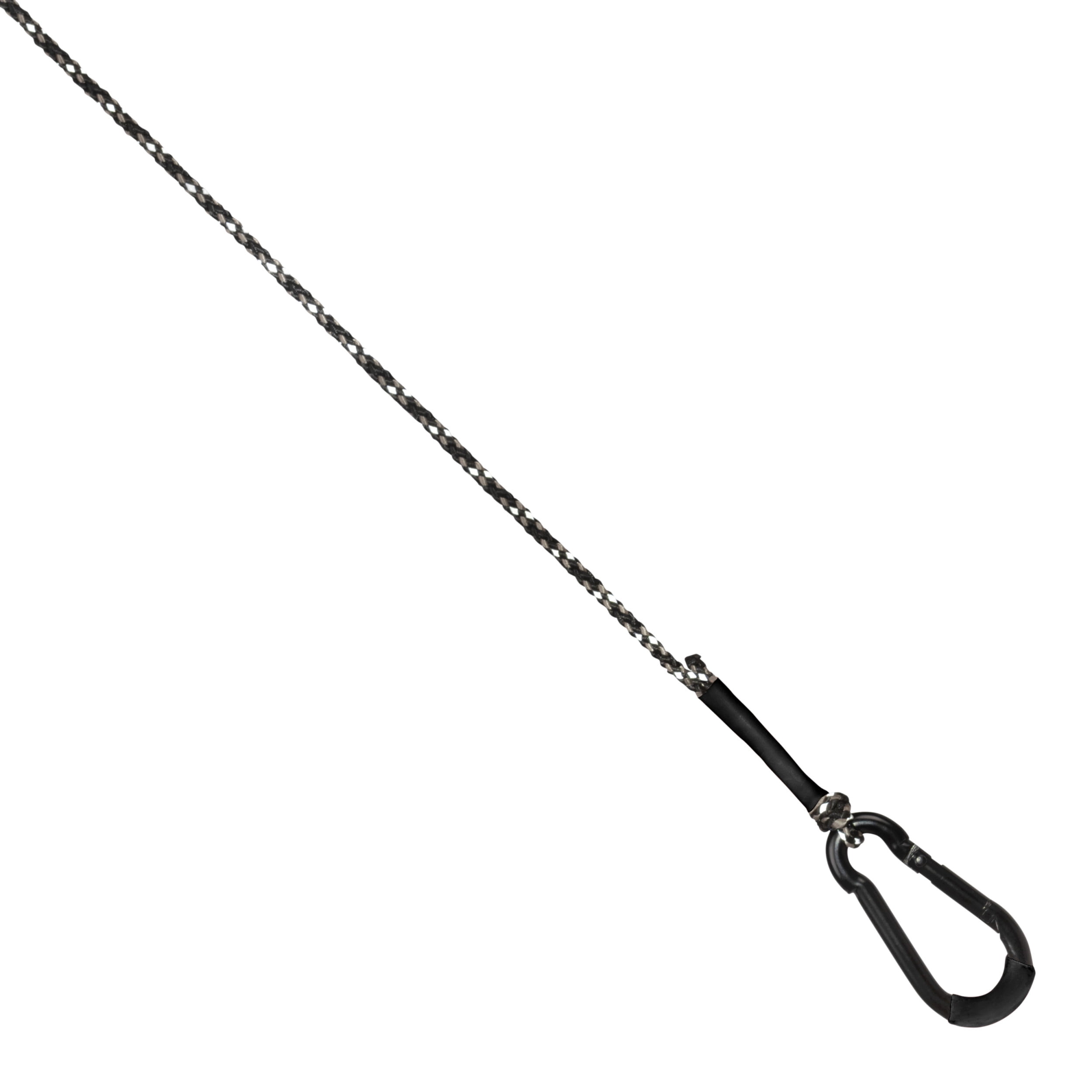 Allen Company Reflective Hoist Rope, 25'Feet Long, Black