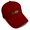 Burgundy, variant on Baseball Caps for Men & Women Embroidered Brazil Brazilian Embroidery Ladies & Men Baseball Hats Acrylic White Design Only