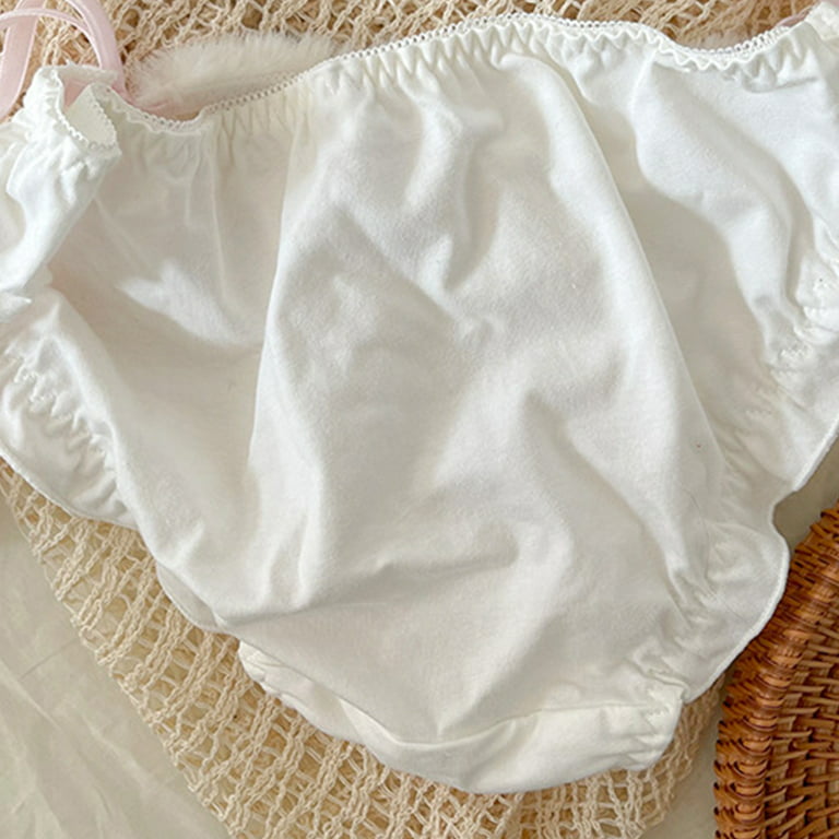 Soft Cute Lolita Push Up Bra and Panty Set Japanese Kawaii White Sweet  Wireless Underwear Plus Size Cup 32 34 36 38 A B C D bh