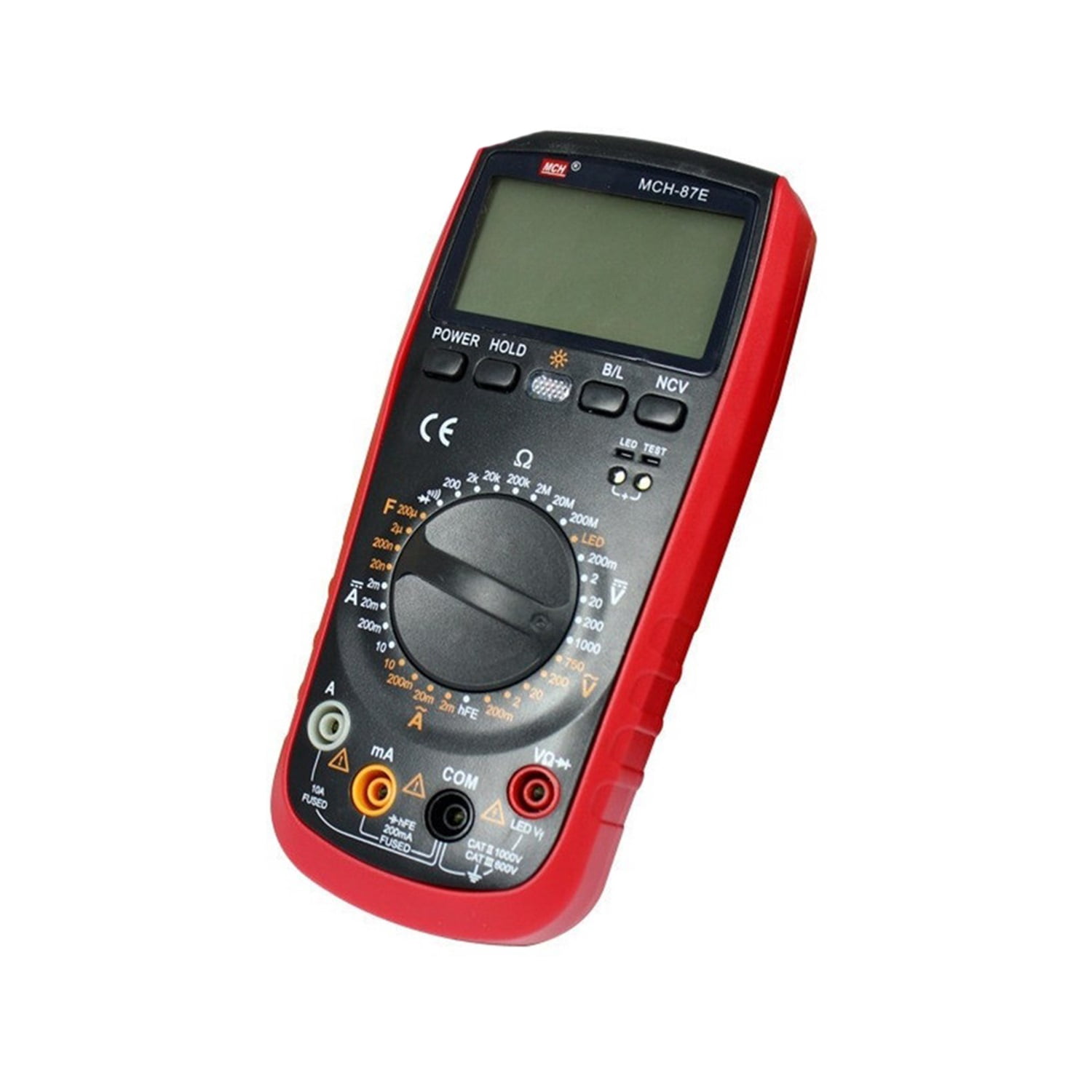Digital Multimeter Handheld Multimeter High Precision Range Multimeter Portable Buzzer Alarm