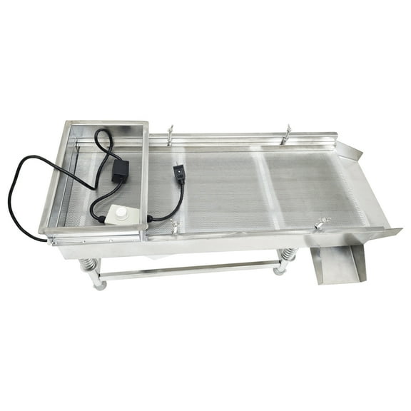 Linear Vibrating Screen Linear Sifter Shaker Sieve Machine with 1.5MM Mesh Stainless Steel