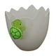 thumbnail image 3 of Contenedor de Resina con Forma de Cáscara de Huevo, Figura de Tortuga, Maceta para Flores, 3 of 9