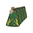 thumbnail image 2 of Xecao Cactus 1 Print Leather Pencil Case -Stationery Bag Pen Holder for Work & Office, 2 of 5