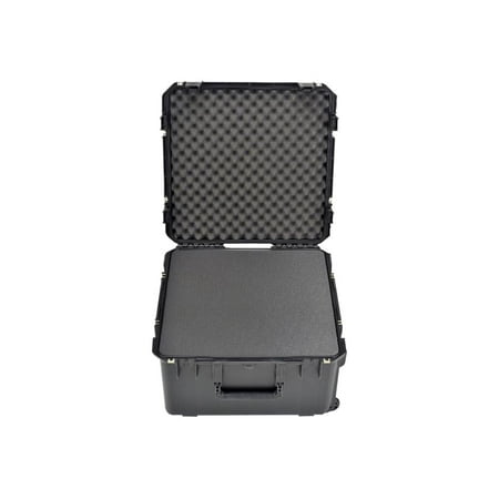 SKB iSeries 2217-12 - Hard case - ultra high-strength polypropylene copolymer resin - black - with cubed foam