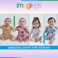 thumbnail image 3 of Camiseta y pantalones Peplum de Outfit Disney Minnie Mouse para niñas pequeñas, 3 of 6