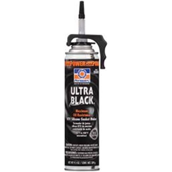 PERMTX-LOCKT 85080 Ultra Black Maximum Oil Resistance RTV Silicone Gasket Maker- 9.5 Oz.