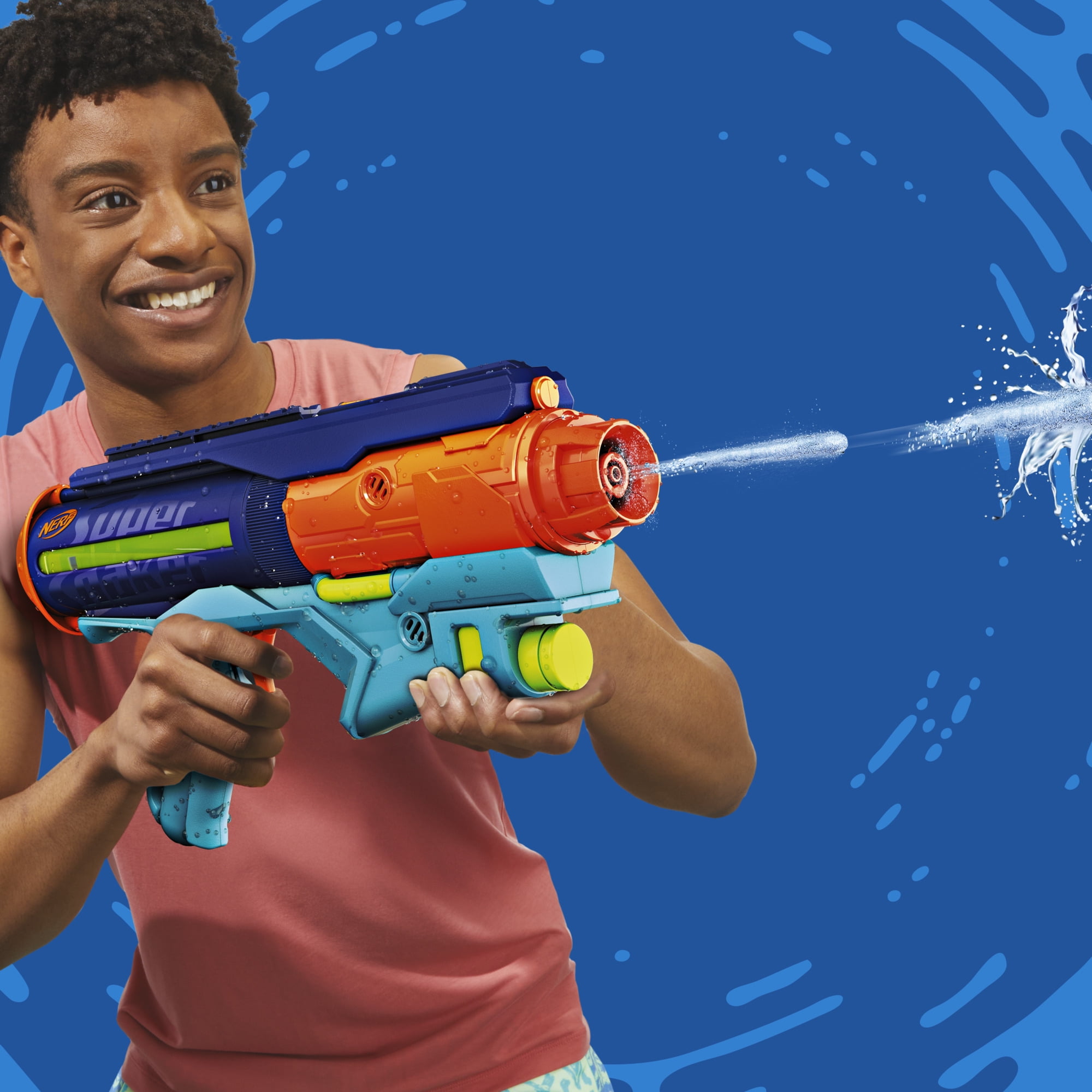 Nerf Super Soaker Power Drench Water Blaster, Water Toys, 8+