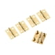 thumbnail image 5 of 20pcs 18 * 16mm Cocina de la cocina puerta bisagras accesorios de muebles 5 agujeros Gold Cajas bisagras for cajas de accesorios de muebles, 5 of 6