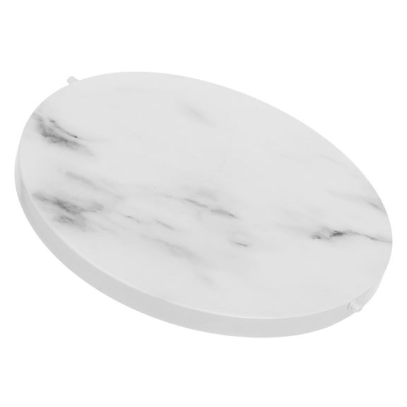 Masteelf  Small Kitchen Trash Imitation Marble Can Lid Office