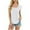 White, variant on fatyb Womens Summer Tops Cap Sleeve Pleated Tshirts Solid Color Round Neck Loose Tunic Casual Blouses