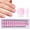 Pink White, variant on 150 count Tip Press Nails 15 Sizes Pre-Colored Soft Gel Press Ons Coffin Tips Brown Tone White False Tip Nails for Women DIY At Salon