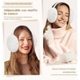 thumbnail image 4 of Winter Ear Muffs Gloves for Women Cute Foldable White Earmuffs Adjustable Ear Warmers Faux Fur Ear Covers Headband, 4 of 6