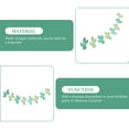 thumbnail image 4 of Stri Party Banner Mexican Carnival Cactus Patterned Bunting Pull Flag Birthday Party Decoration Supplies, 4 of 6