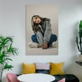 thumbnail image 6 of Lauren Spencer-Smith Popular Rapper Art Poster Wall Art Poster Scroll Canvas Painting Picture Living Room Decor Home 12x18inch(30x45cm), 6 of 6