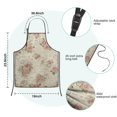 thumbnail image 7 of Pioneer Flower Floral Print Pattern Kids Aprons for Girls and Boys,Adjustable Neck Strap Toddler Aprons for Kids Cooking Baking, 7 of 7