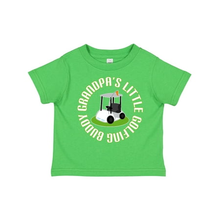 

Inktastic Grandpa s Little Golf Buddy Gift Toddler Boy Girl T-Shirt
