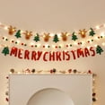 thumbnail image 2 of Twfbrm 6.56FT Christmas Tinsel Garland Xmas Tree Decorations Green Leaves Christmas Metallic Twist Garland Ceiling Hanging Decorations for New Year Party Holiday Indoor Outdoor Supplies, 2 of 6