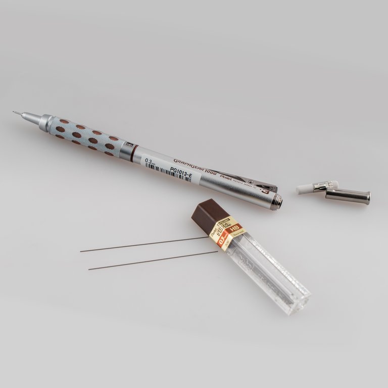 Pentel GraphGear 1000 Mechanical Pencil, .3mm, Brown - Walmart.com