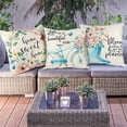 thumbnail image 6 of Growment 18" x 18" Spring Floral Decorative Pillow Covers (4 Count), 6 of 7