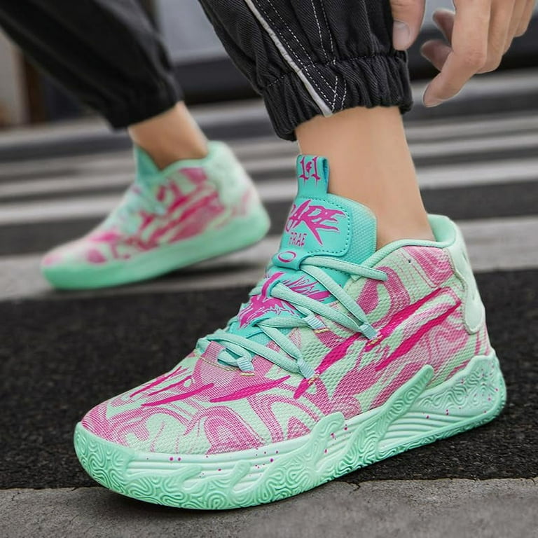 Womens Multicolour Lace Up Fashion Sneaker High-Top Casual