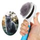 thumbnail image 1 of Cat Grooming Brush Cleaning Oil Head Brush Pet Grooming Brush Tool Pet Massage - Self Cleaning Blue, 1 of 5