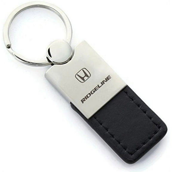 Honda Ridgeline Keychain & Keyring - Duo Premium Black Leather